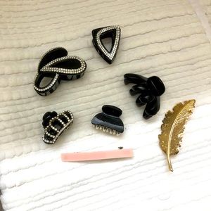 7 hair clips